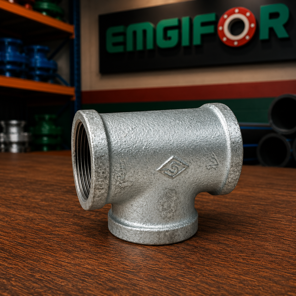 TEE A-197 Galv. CLASE 150 BSP 1"