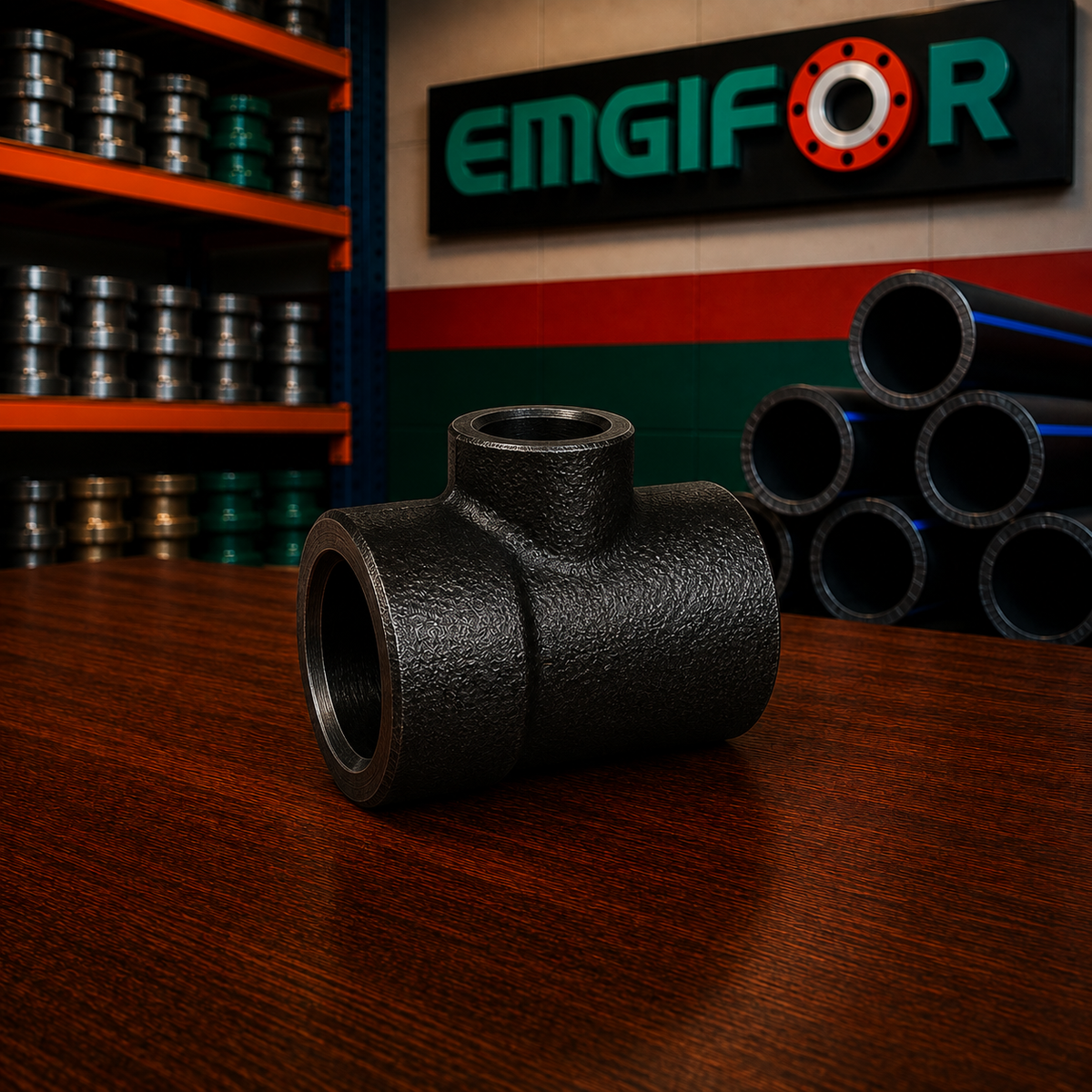 TEE REDUC. VARIO A-105 NEGRO Clase 3000 S.W. 1.1/2*1/2