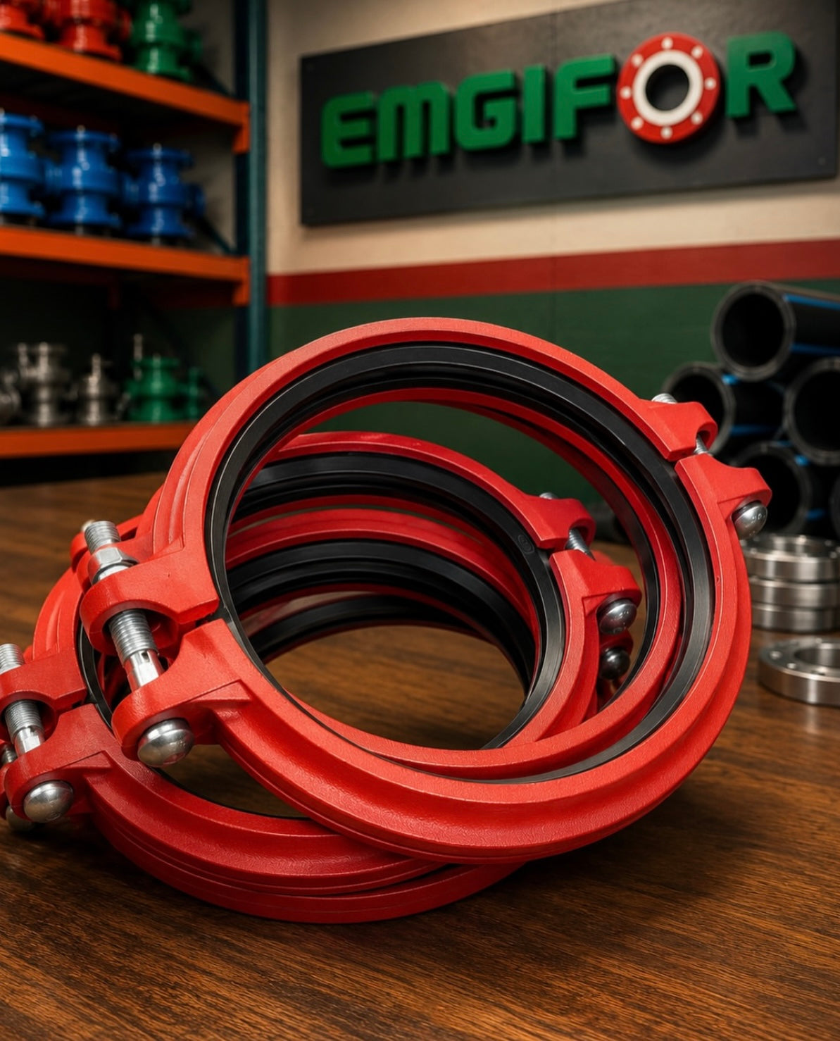 UNION FLEXIBLE  UL/FM ESTILO 75 EPDM R-R. 8"
